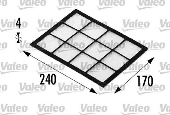 Obrázok Filter vnútorného priestoru VALEO  ESSENTIAL 698690