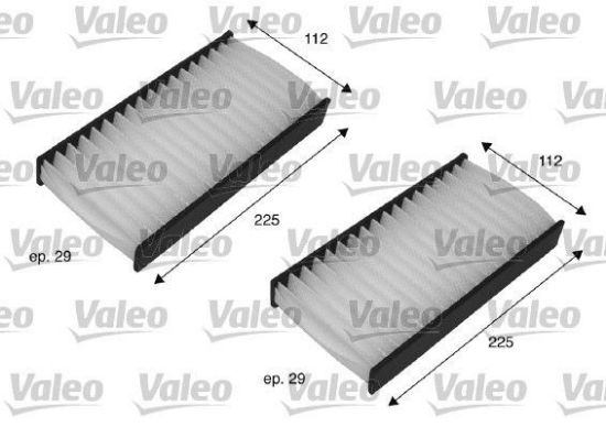 Obrázok Filter vnútorného priestoru VALEO  ESSENTIAL 698735