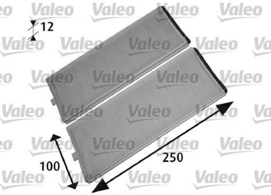 Obrázok Filter vnútorného priestoru VALEO  ESSENTIAL 715525