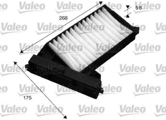 Obrázok Filter vnútorného priestoru VALEO  ESSENTIAL 715528