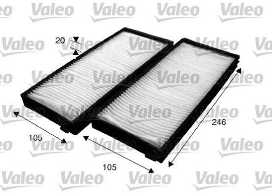 Obrázok Filter vnútorného priestoru VALEO  ESSENTIAL 715618