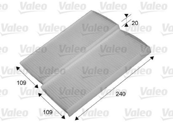 Obrázok Filter vnútorného priestoru VALEO  ESSENTIAL 715649