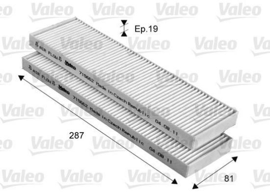 Obrázok Filter vnútorného priestoru VALEO  ESSENTIAL 715662