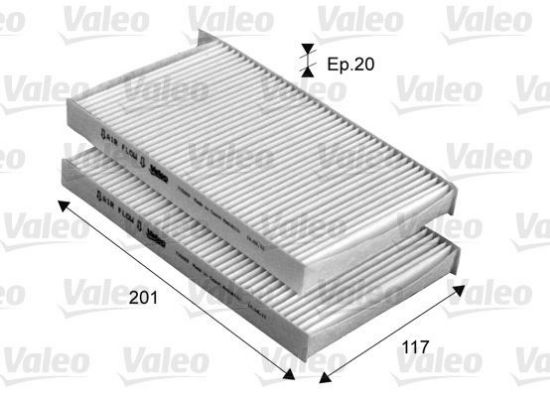 Obrázok Filter vnútorného priestoru VALEO  ESSENTIAL 715669