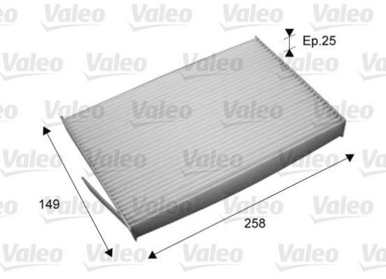 Obrázok Filter vnútorného priestoru VALEO  ESSENTIAL 715709