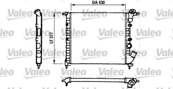 Obrázok Chladič motora VALEO  730055