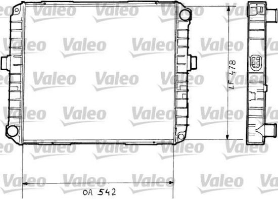 Obrázok Chladič motora VALEO NEW ORIGINAL PART 730377