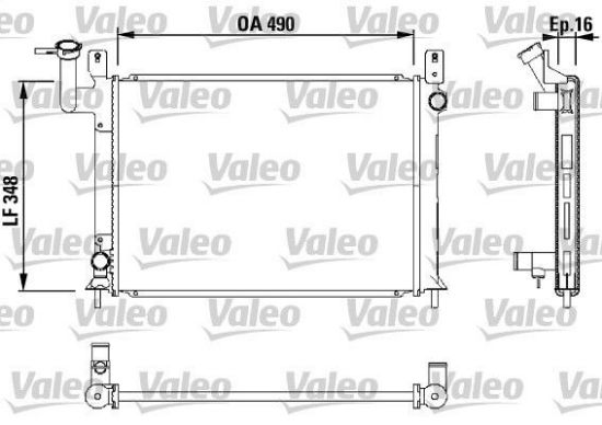 Obrázok Chladič motora VALEO  730406