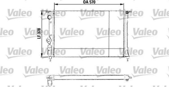 Obrázok Chladič motora VALEO  730551
