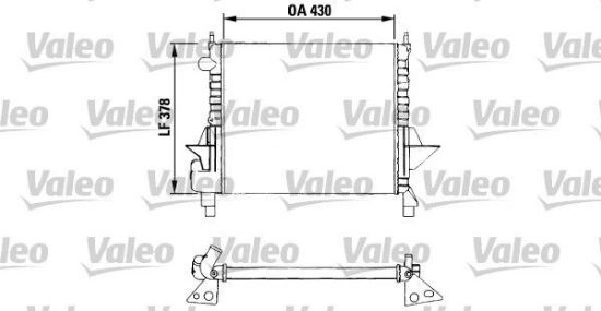 Obrázok Chladič motora VALEO  730633