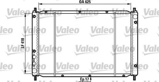 Obrázok Chladič motora VALEO  730970