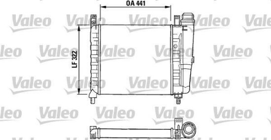 Obrázok Chladič motora VALEO  730990