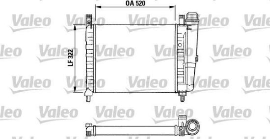 Obrázok Chladič motora VALEO  730991