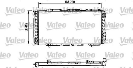 Obrázok Chladič motora VALEO  730997