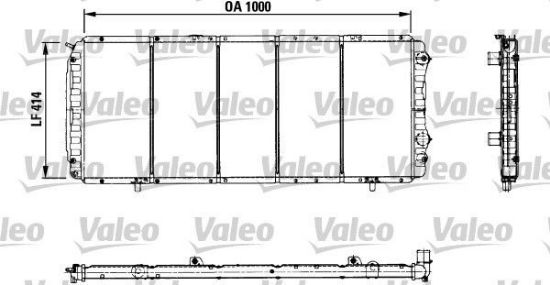 Obrázok Chladič motora VALEO  730999