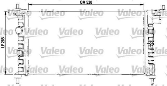 Obrázok Chladič motora VALEO  731013