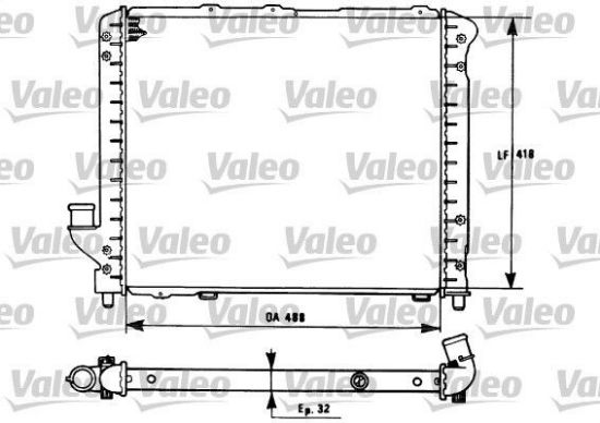 Obrázok Chladič motora VALEO  731281