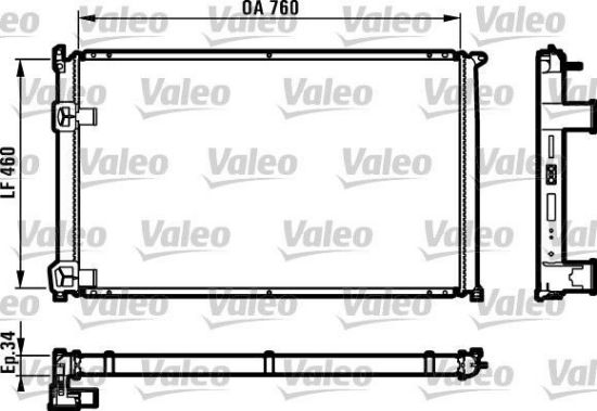 Obrázok Chladič motora VALEO  732063