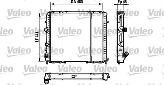 Obrázok Chladič motora VALEO  732072