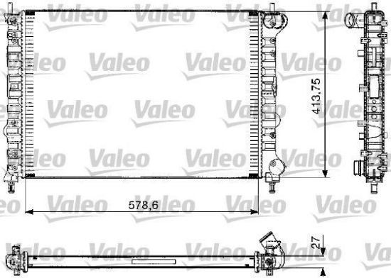 Obrázok Chladič motora VALEO  732582