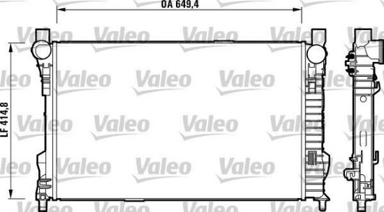 Obrázok Chladič motora VALEO  732742