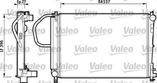 Obrázok Chladič motora VALEO  732883