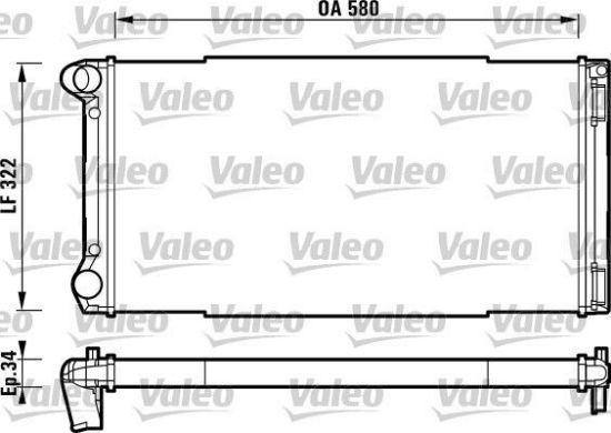 Obrázok Chladič motora VALEO  732913