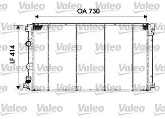 Obrázok Chladič motora VALEO  732919