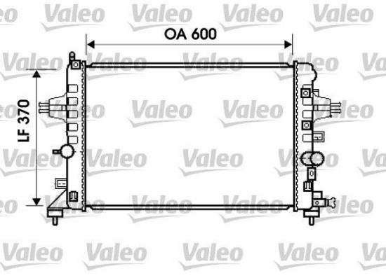 Obrázok Chladič motora VALEO  734382