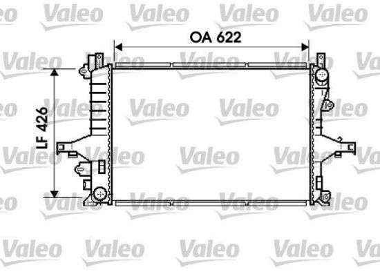 Obrázok Chladič motora VALEO  734719