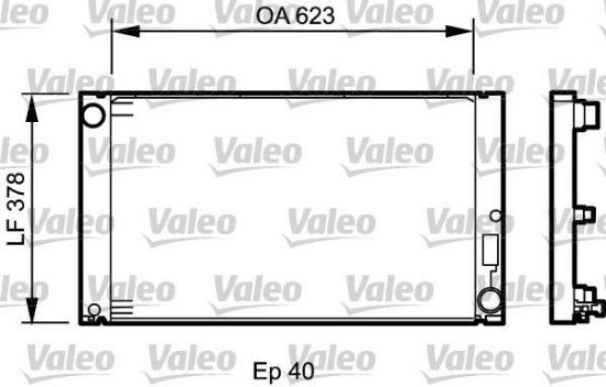 Obrázok Chladič motora VALEO  735034