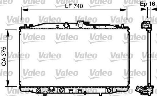 Obrázok Chladič motora VALEO  735050