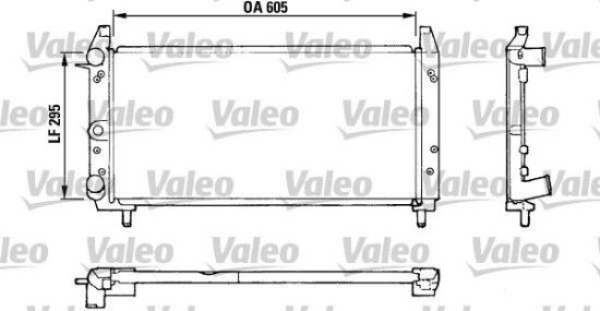 Obrázok Chladič motora VALEO  810924