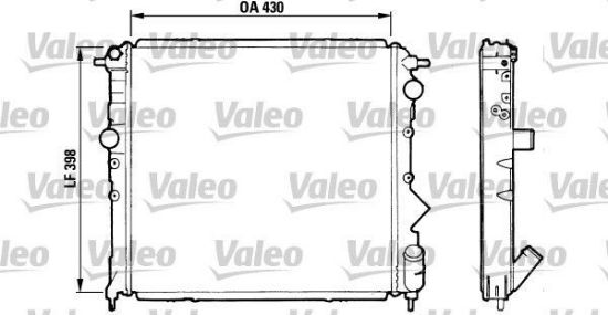 Obrázok Chladič motora VALEO  810995