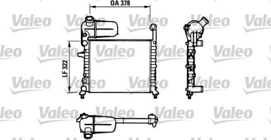 Obrázok Chladič motora VALEO  811069