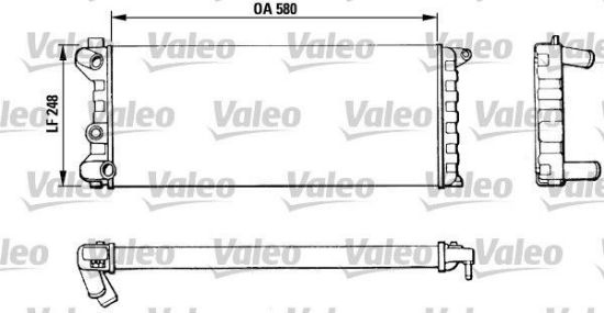 Obrázok Chladič motora VALEO  811392