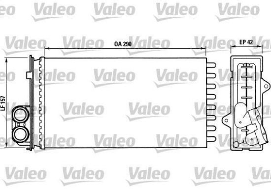 Obrázok Výmenník tepla vnútorného kúrenia VALEO  812014