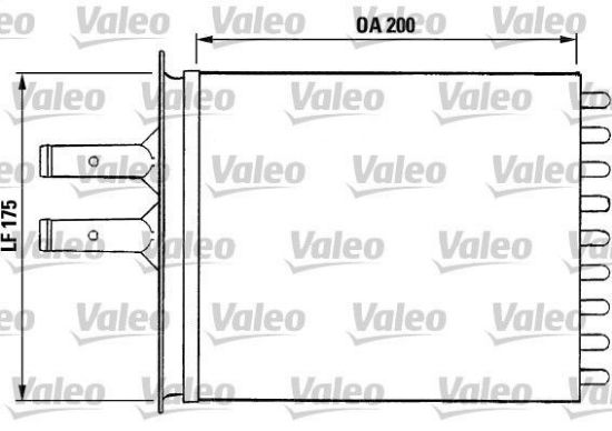 Obrázok Výmenník tepla vnútorného kúrenia VALEO  812081
