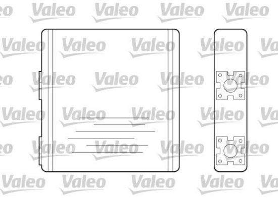 Obrázok Výmenník tepla vnútorného kúrenia VALEO  812108