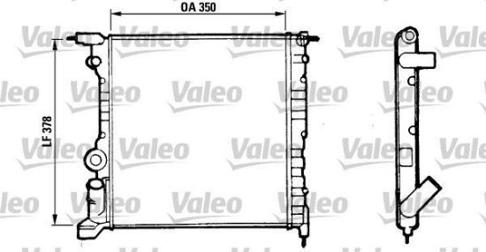 Obrázok Chladič motora VALEO  816656
