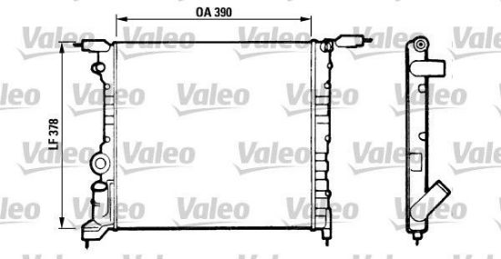 Obrázok Chladič motora VALEO  816657