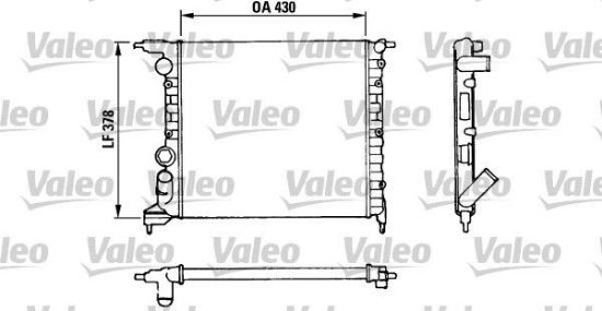 Obrázok Chladič motora VALEO  816658