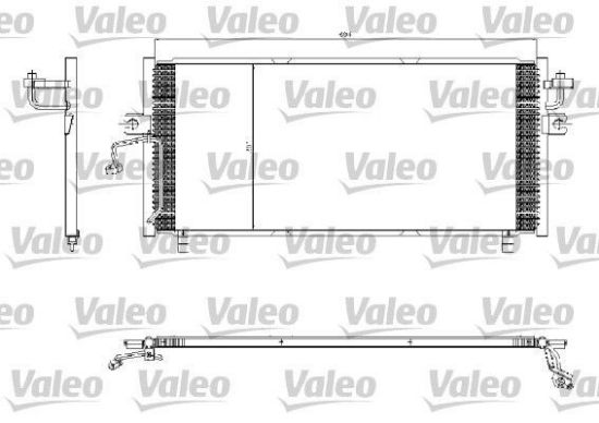 Obrázok Kondenzátor klimatizácie VALEO  817253