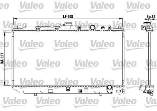 Obrázok Chladič motora VALEO  819193