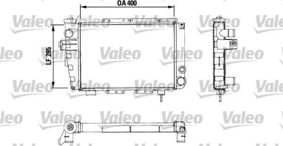 Obrázok Chladič motora VALEO  883282