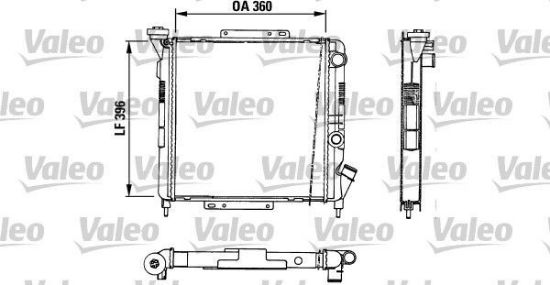 Obrázok Chladič motora VALEO  883729
