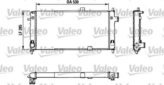 Obrázok Chladič motora VALEO  883771