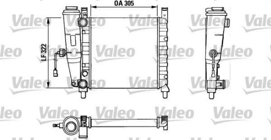 Obrázok Chladič motora VALEO  883826