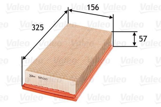 Obrázok Vzduchový filter VALEO  585000
