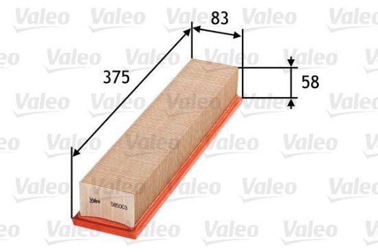 Obrázok Vzduchový filter VALEO  585003